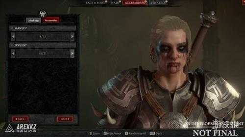 《暗黑破坏神4》测试玩家曝光野蛮人 法师捏人画面!