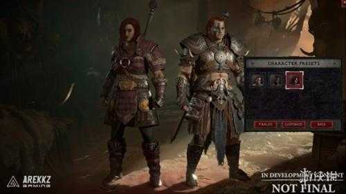 《暗黑破坏神4》测试玩家曝光野蛮人 法师捏人画面!