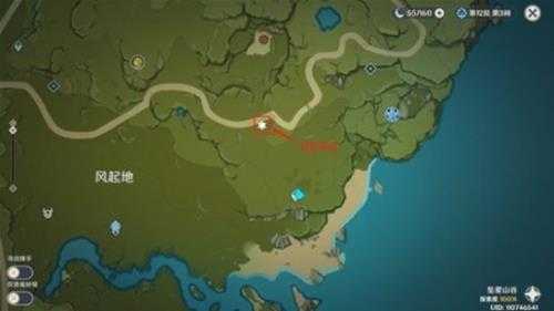 3.8版本可莉突破材料采集路线,材料位置