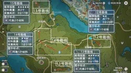 优菈突破材料采集路线,材料位置在哪?