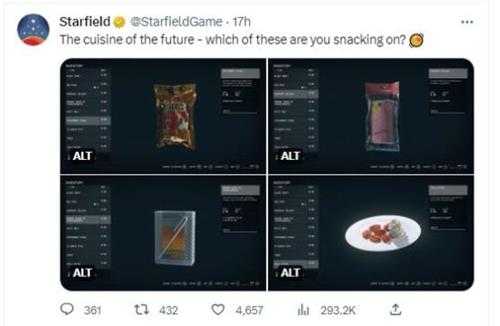 《星空》公布游戏内4种食物:快来品尝外星昆虫!