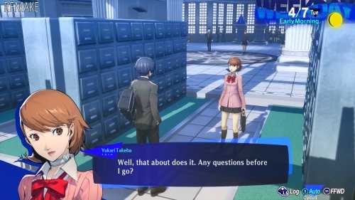 《女神异闻录3RE》对比原版视频:视效帧率全面优化