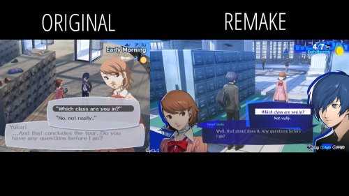 《女神异闻录3RE》对比原版视频:视效帧率全面优化