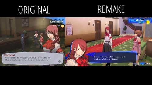 《女神异闻录3RE》对比原版视频:视效帧率全面优化