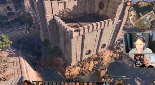 知名DM玩《博德之门3》秀操作:踩45个箱子越过城墙