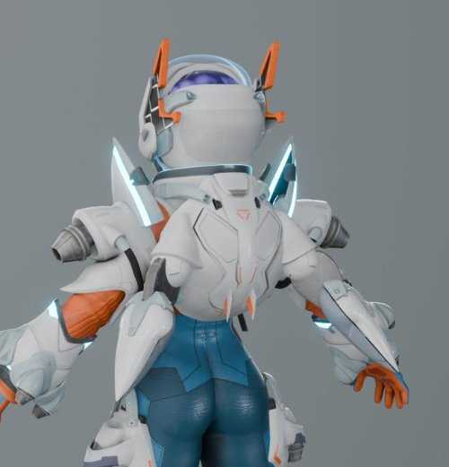 角色未上线模型已做好:《守望先锋2》新角色同人3D模型鉴赏