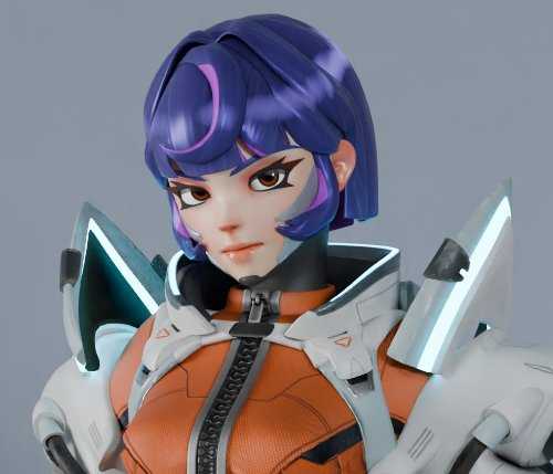 角色未上线模型已做好:《守望先锋2》新角色同人3D模型鉴赏