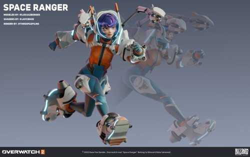 角色未上线模型已做好:《守望先锋2》新角色同人3D模型鉴赏