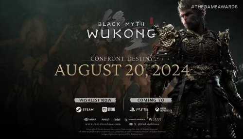 TGA 2023:《黑神话:悟空》定档2024年8月20日发售!全新播片公布