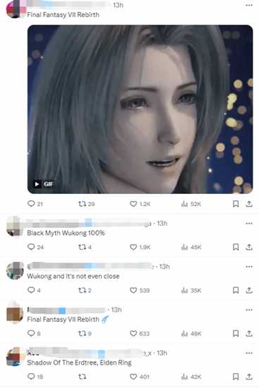 TGA询问玩家心中年度最佳游戏:《黑神话》呼声最高